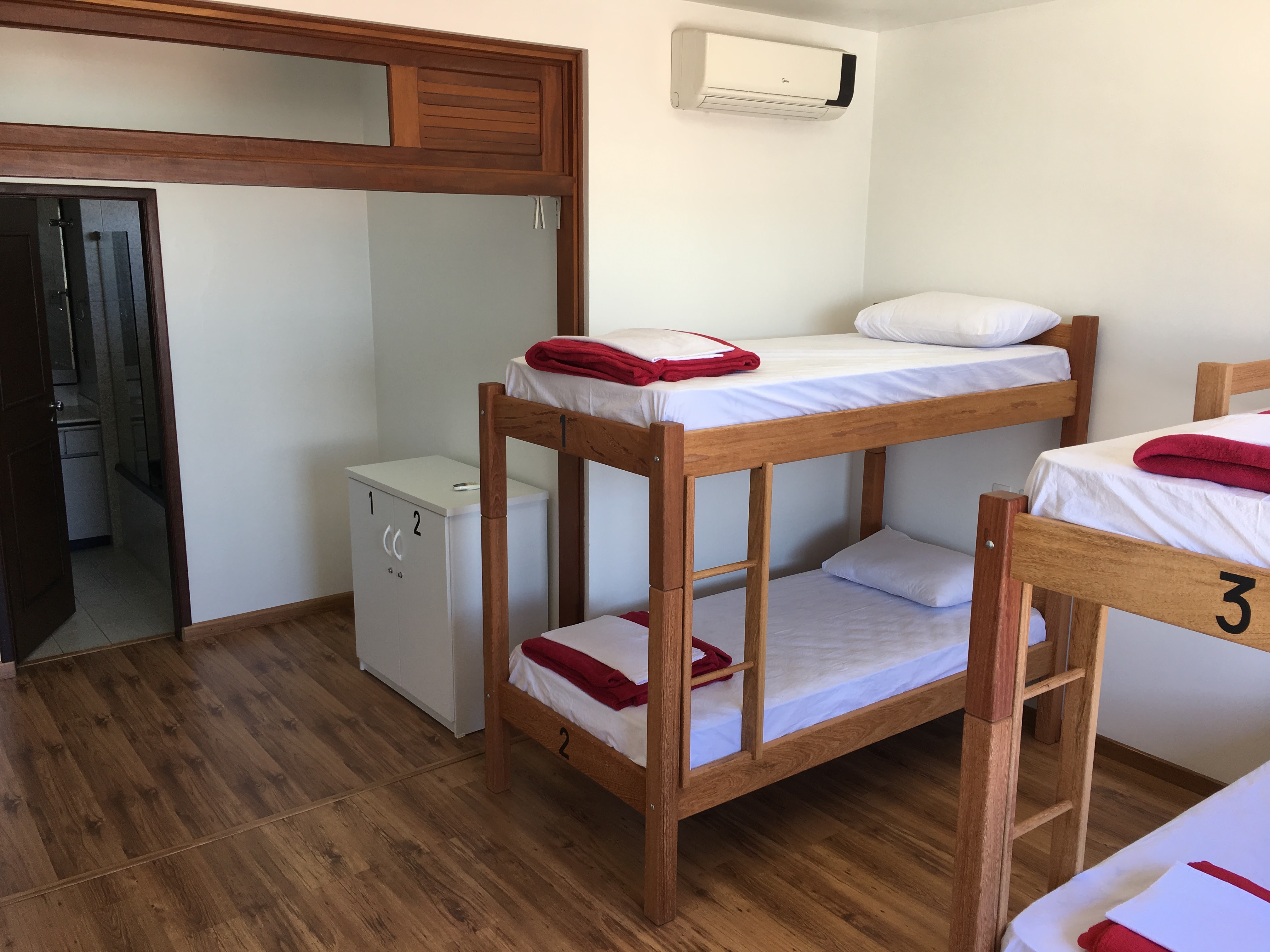 hostel com bela visão da sacada em florianópolis